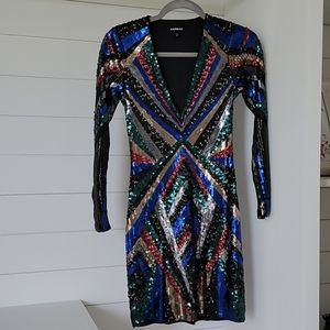Express Sequin Dress